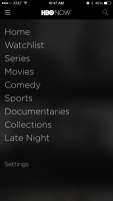 HBO NOW apps 3